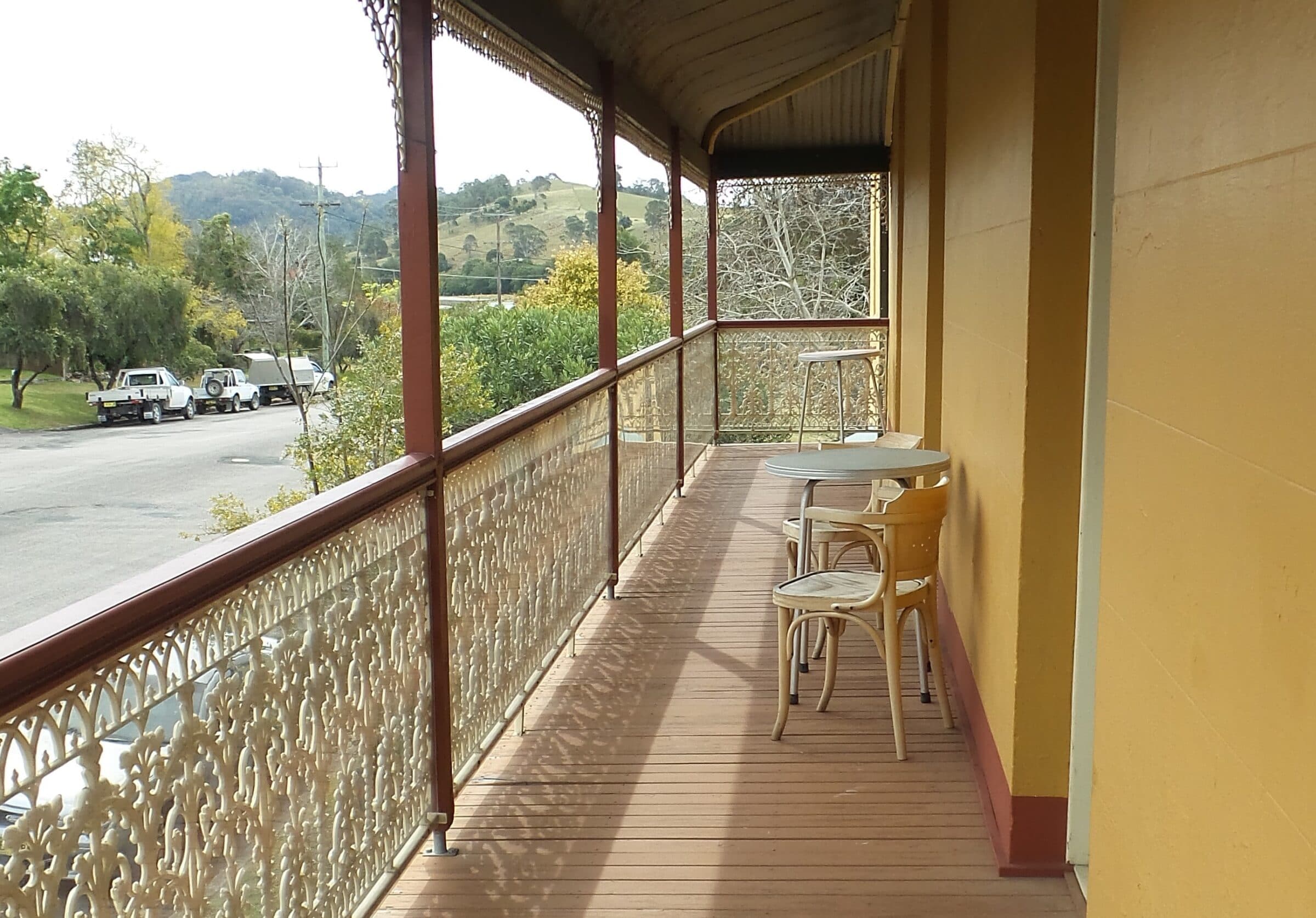 Verandah, Settlers Arms, Accommodation, Venue And Function Space